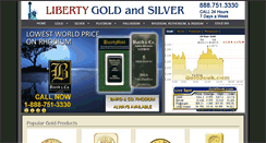 Desktop Screenshot of libertygoldandsilver.com
