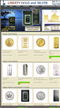 Mobile Screenshot of libertygoldandsilver.com